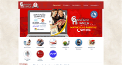 Desktop Screenshot of colegioalianca.com.br